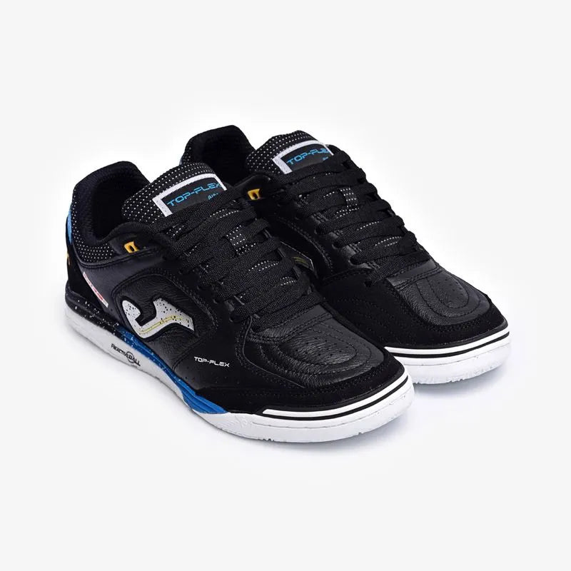 Chuteira de Futsal Joma Top Flex Rebound Masculino Preto e Azul