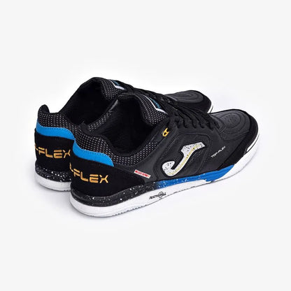 Chuteira de Futsal Joma Top Flex Rebound Masculino Preto e Azul
