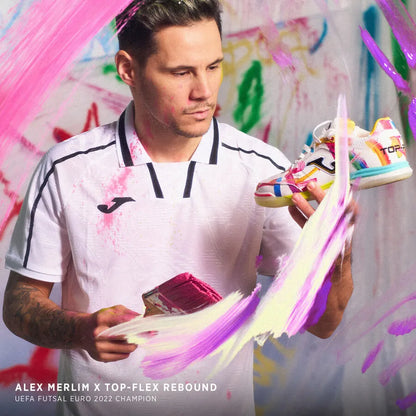 Chuteira de Futsal Joma Top Flex Rebound Graffiti Unissex