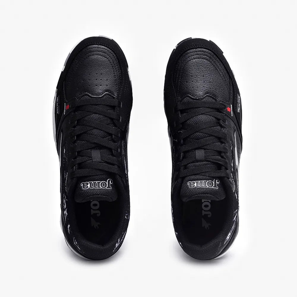 Chuteira de Society Joma Fs Reactive Masculino Preto e Branco