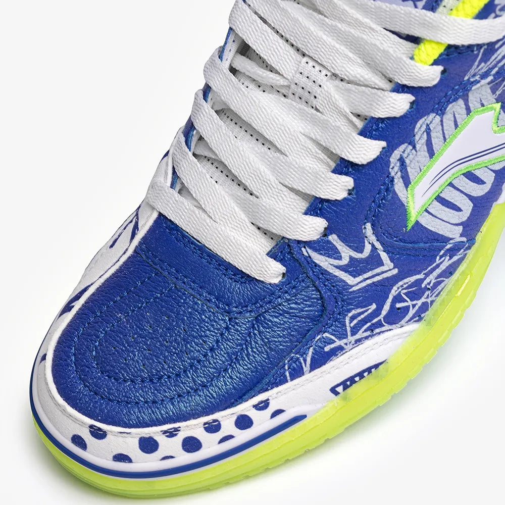 Chuteira de Futsal Joma Top Flex Pito Masculino Azul e Verde