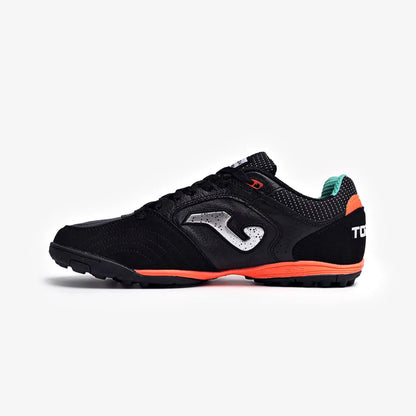 Chuteira de Society Joma Top Flex Unissex Preto e Coral