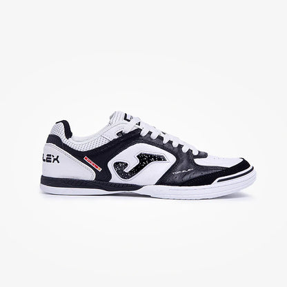 Chuteira de Futsal Joma Top Flex Masculina Branco e Preto