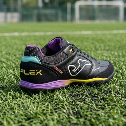 Chuteira de Society Joma Top Flex Masculina Preto e Roxo