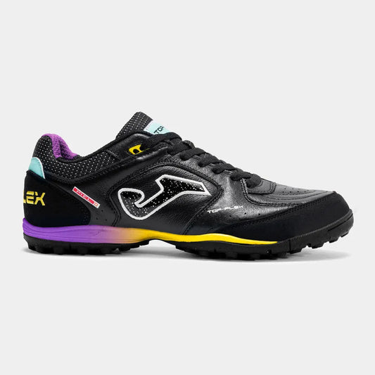 Chuteira de Society Joma Top Flex Masculina Preto e Roxo