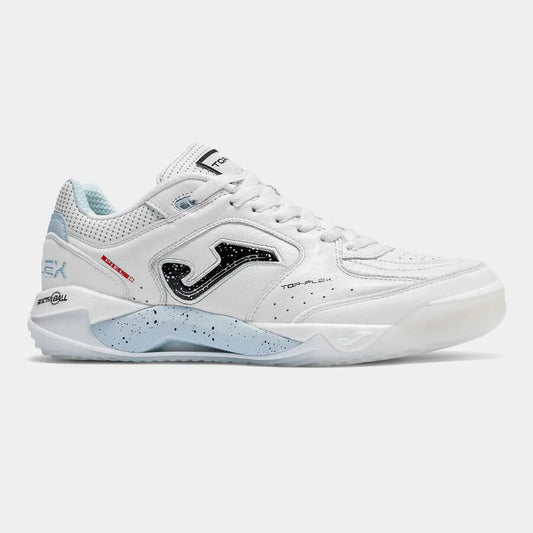 Chuteira de Futsal Joma Top Flex Plus Masculina Branco e Azul