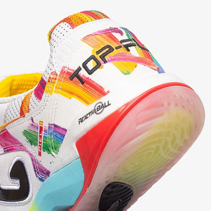 Chuteira de Futsal Joma Top Flex Plus Graffiti Masculina Branco