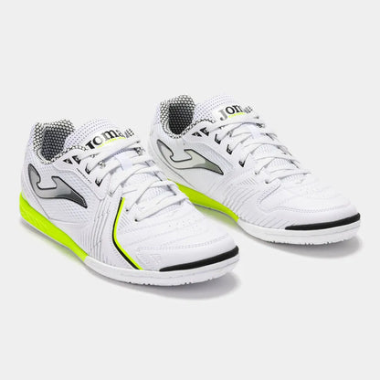 Chuteira de Futsal Joma Dribling Masculina Branco e Verde