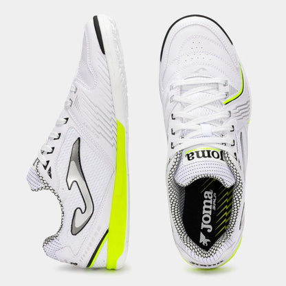 Chuteira de Futsal Joma Dribling Masculina Branco e Verde