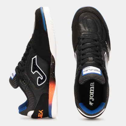 Chuteira de Futsal Joma Top Flex Masculino Preto e Azul