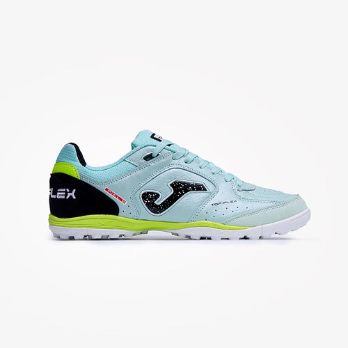 Chuteira de Society Joma Top Flex Unissex Azul e Verde