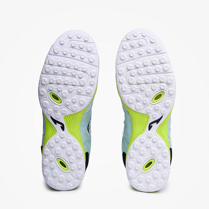 Chuteira de Society Joma Top Flex Unissex Azul e Verde