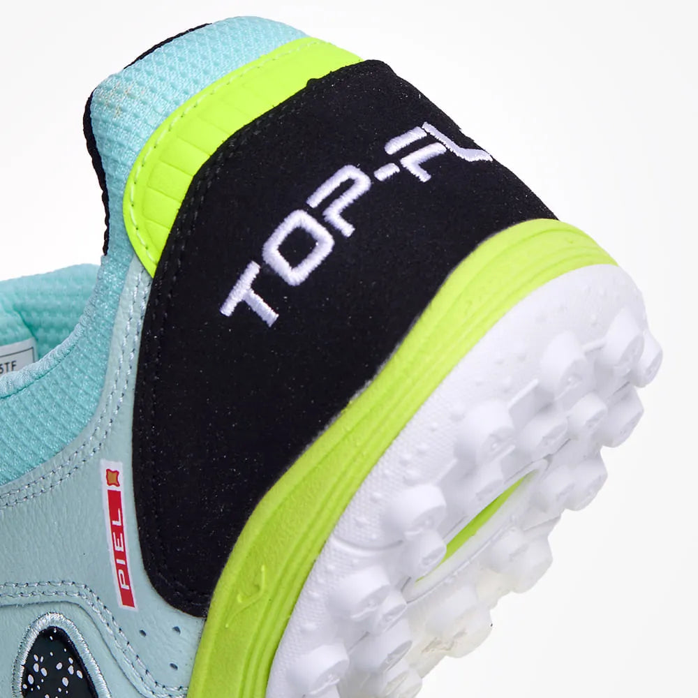 Chuteira de Society Joma Top Flex Unissex Azul e Verde